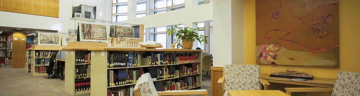 Interior view of Design Library