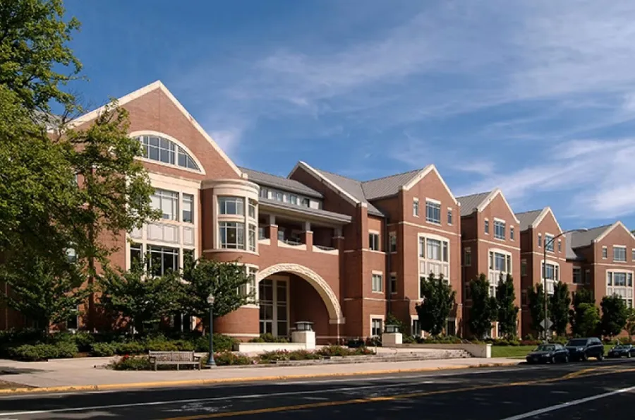 Exterior view of Knight Law Center