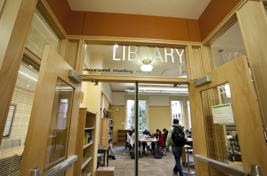 Interior view of Mathematics Library