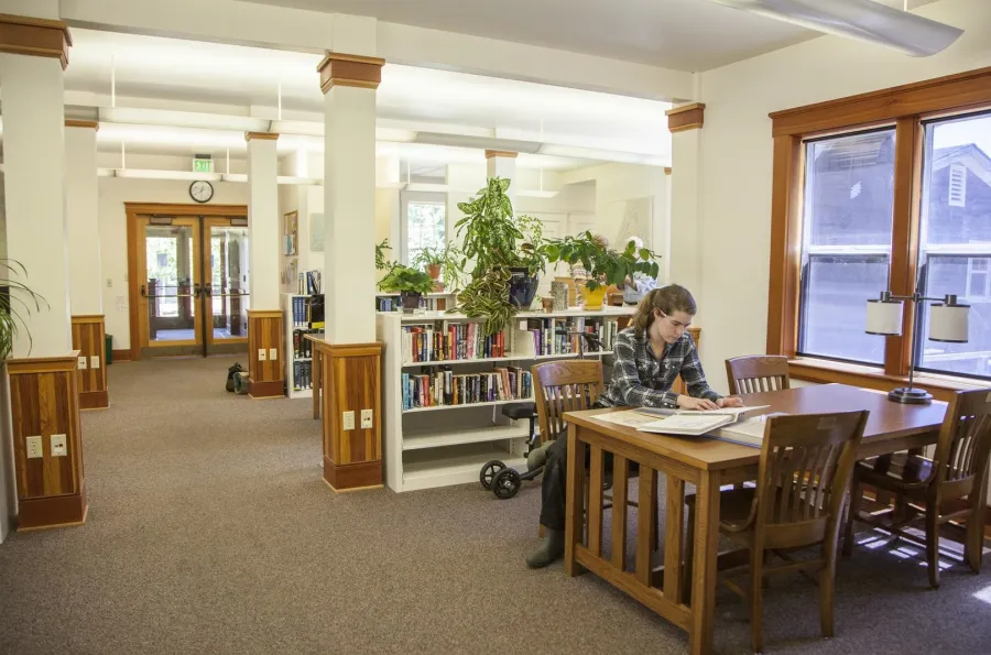 Interior view of OIMB Library 